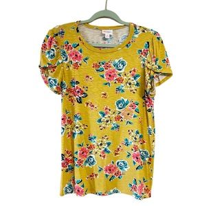 EUC LuLaRoe Olive tee XS